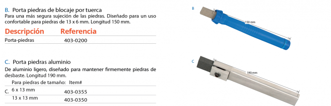 Soportes para piedras y accesorios - 01 - tabla-02